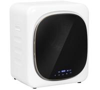 Sèche-linge compact - Capacité 4 kg - Désinfection UV - Acier inoxydable - Blanc - Dimensions 48x40x56 cm