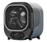 Sèche-linge compact, entièrement automatique à chargement frontal, capacité de 0,8 kg avec moteur en cuivre pur, air chaud et froid pour un séchage doux de tous les tissus electroplating