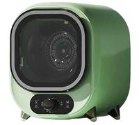 Sèche-linge compact, entièrement automatique à chargement frontal, capacité de 0,8 kg avec moteur en cuivre pur, air chaud et froid pour un séchage doux de tous les tissus green