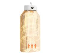 Sèche-linge compact et portable - Capacité de 10 kg - Compact et pliable - 600 W - Avec fonction minuterie à 6 niveaux - Pour les voyages à la maison et l'appartement - Intérieur et balcon
