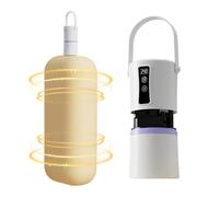 Sèche-Linge Compact,Machine de Séchage de Linge Électrique avec Minuterie - Séchoir À Vêtements De Placard Portable 220V - pour Voyage Appartement Camping-Car Maison Motorhome Chambre Placard Garde-Ro