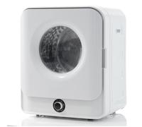 Sèche-linge compact mural 3 kg 830 W, tambour inox, double filtre, 5 programmes, protection surchauffe