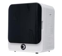 Sèche-linge compact mural ou posé 3 kg capacité réelle 4,5 kg avec double filtre, panneau tactile clair, chauffage PTC, tambour inox, 5 programmes, fonction anti-froissage, faible bruit 62 dB