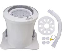 Sèche-linge compact portable pour camping, dortoir, appartement, buanderie, camping, camping-car, voyage, sous-vêtements, chaussettes, vêtements de bébé (12 L, blanc)