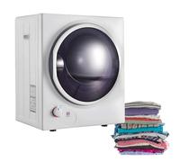 Sèche-linge compact ventilé silencieux (850 W) avec technologie PTC | Chargement frontal, température de séchage 65 °C | 2 filtres, minuterie 200 min | Pour la maison, 49 × 41,5 × 58,8 cm
