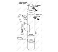 Sèche-linge Convient pour Fendt Farmer 300/400 - NRF 33232
