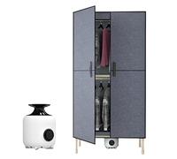 Sèche Linge Électrique 2300W Séchoir à Linge Chauffant Puissant de Grande Capacité Capacité de Charge 100kg Séchoir à Linge Étanche de Haute Qualité Poignée Humanisée Magnétique - Double Porte (Size
