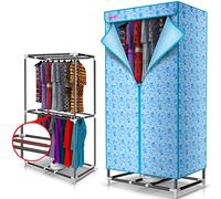 Sèche-linge électrique 900 W Grande capacité 15 kg Double couche en acier inoxydable Économe en énergie Séchoir à linge d'intérieur Motif ours Taille A