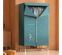 Sèche-linge électrique chauffant 1500 W, étendoir à linge chauffant portable à 2 niveaux, grande capacité intérieure, sèche-linge à économie d'énergie de 15 kg avec minuterie de 180 minutes, acier