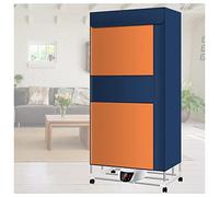 Sèche-linge électrique d'intérieur 1500 W, étendoir à linge chauffant, stable et économe en énergie, 2 niveaux, grande capacité 15 kg, tuyau en acier de 25 mm, protection contre la surchauffe (co
