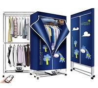 Sèche-linge électrique portable 1500 W, séchoir à linge chauffé, 2/3 niveaux, minuterie numérique économe en énergie, séchage rapide pour la maison, le salon, grande capacité 30 kg (taille The New