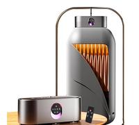 Sèche-linge électrique portable - 600 W - Mini sèche-linge à pompe à chaleur - Avec minuterie - Petit - Pour appartement, maison, voyage - Gris