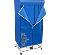 Sèche-linge électrique, puissance 1200-1500W, design pliable, BLEU PROFOND
