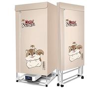 Sèche-linge électrique, séchage de vêtements pliant 1500 W, sèche-linge portable en acier inoxydable, synchronisation de 240 minutes, protection contre la surchauffe pour appartement et maison The New