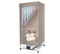 Sèche-linge électrique, séchage de vêtements pliant 1500 W, sèche-linge portable en acier inoxydable, synchronisation de 240 minutes, protection contre la surchauffe pour appartement et maison The New