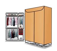 Sèche-linge électrique, séchoir électrique portable, machine de séchage de tissu à air chaud PTC à 3 niveaux avec minuterie, étendoir chauffant, support de cintre pliable pour penderie intérieure,