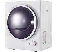 Sèche-linge Flieks avec protection contre la surchauffe, sèche-linge à évacuation murale, 2,5 KG, 850W, Blanc [Classe énergétique C] 49.5x41.5x58.8 cm blanc