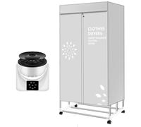 Sèche-Linge Him Pettr Portable, Sèche-Linge Chauffant 1600w, Armoire De Séchage Double Couche, Utilisé pour Sécher Les sous-vêtements, Chemise, Serviette, Chaussures en Coton