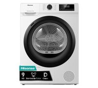 Sèche-linge - Hisense - DHQE900UWDC - Capacité 9 kg - 590x595x845 mm - 44 kg - Économie d'énergie