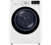 LG RH80V9AV4N Sèche-linge 8 kg Pompe à chaleur et charge frontale Classe C Compresseur double inverseur Fonction Eco Hybrid Nettoyage automatique Sèche-linge LG Série 900 Blanc