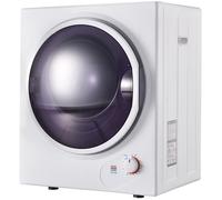 Sèche-linge Murale 2,5kg Double Filtre Séchage Rapide 200min Chauffage Céramique PTC Tambour Acier Antisurchauffe 65°C