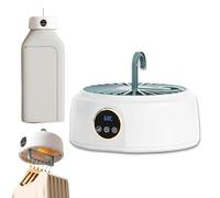 Sèche linge pliable automatique Sèche linge portable 2 en 1 pour appartements chambres hôtels(White)
