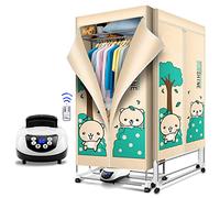 Sèche-Linge Pliable Chauffant 1500 W étendoir à Linge électrique intérieur 3 Niveaux Grande capacité 16 kg sèche-Linge Portable avec minuterie télécommandée, Acier Inoxydable