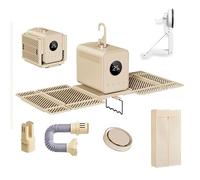 Sèche-linge pliable Portable 850W, avec Tube de séchage de chaussures, pour appartements de voyage, camping-car, maison