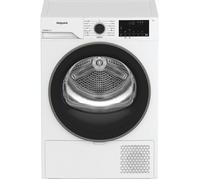Hotpoint - CHD84MWBSEE Sèche-linge Pompe à Chaleur Posable - Capacité 8 kg, Silencieux (64 dB) - Technologie PetCare, DelicateDry - Silencieux 64 dB - Classe Énergétique C - Blanc