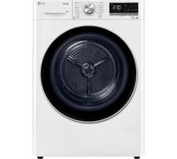 LG Sèche-linge RH9V51WH 9 kg Blanc D Condenseur autonettoyant Séchage silencieux Garantie de 10 ans