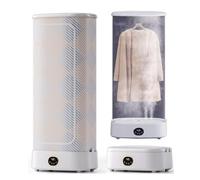 Sèche-linge portable 1000W avec support suspendu pliable, séchage rapide à air chaud, télécommande et minuterie - idéal pour sécher le linge en intérieur dans appartements