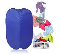 Sèche-linge Portable, 220V 800W Sèche-linge électrique Pliable à 3 Niveaux Machine à Linge électrique pour Appartements Blanchisserie Ménage Voyage, Bleu