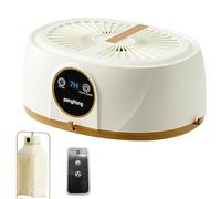 Sèche-linge portable, 600 W, mini sèche-linge à pompe à chaleur, avec télécommande, minuterie, arrêt automatique, sèche-linge électrique avec couvercle, petit séchoir à air chaud pour appartement