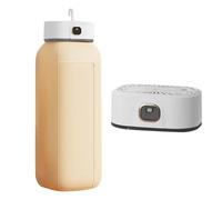 Sèche-linge portable compact | Capacité de 10 kg | Sèche-linge silencieux pliable - 600 W avec fonction minuterie à 6 niveaux, pour la maison, l'appartement, le camping-car
