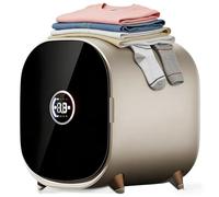 Sèche-linge Portable, Machine À Sécher Le Linge Électrique Avec Écran Tactile LCD, Rotation Alternée Avant/arrière, Séchage Rapide En 30 Minutes, Capacité De Charge 0,8 Kg, Pour La Maison