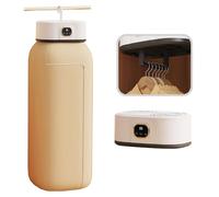 Sèche-linge portable - Mini sèche-linge électrique compact et pliable avec minuterie réglable, fonctionnement silencieux for les voyages, les camping-cars, la maison et l'appartement