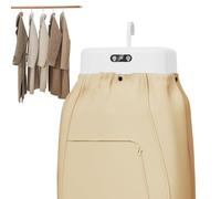 Sèche-linge portable | Sèche-cheveux compact | Séchage avec couvercle anti-poussière Machine pliable Deux températures contrôlables Minuterie pour terrasse, cuisine, salle de bain, intérieur, balcon