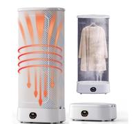 Sèche-linge portable, sèche-linge à vapeur avec télécommande, circulation d'air 6D, intelligent, stérilisation, défroissage rapide for la maison, la buanderie, les dortoirs
