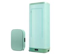 Sèche-linge Portable, Sèche-Linge Pliable, Support En Alliage D'aluminium, Circulation D'air Chaud à 360°, Chauffage À Température Constante, Convient Aux Maisons, Appartements,Vert