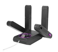 Sèche-linge Portable, Séchoir à Chaussures Pliables à Double Bras, Réchauffeur de Botte de Séchage Rapide à Angle Réglable, avec Minuterie pour les Voyages à Domicile (Plug UE