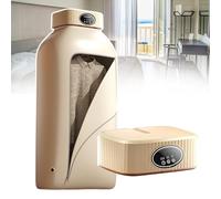 Sèche-linge pour dortoir, séchoir à écran tactile avec cordon d'alimentation de 1,5 m, 2 vitesses, séchage chronométré à 3 vitesses, adapté au séchage des chemises, gilets, chaussettes - petit séchoir