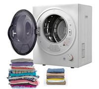 Sèche-linge pour petits espaces (850 W) avec résistance céramique PTC | Chargement frontal, système d'extraction | 65 °C en 20 à 200 min | Double filtre, gain de place, 59 x 49 x 41 cm