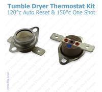 Sèche Linge Thermostat Kit pour Indesit 120°C 150°C C00112196 Bleu Pois Rouge