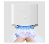 Seche Main, Sèche-mains automatique de salle bain avec filtre HEPA à capteur Samrt for toilettes Séchoirs automatiques commerciaux(Silver)