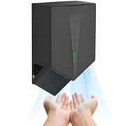 Sèche-Mains À Grande Vitesse Sèche-Mains Électrique Automatique Commercial Ou Domestique Sèches Main Électriques Muraux Pour La Cuisine, La Salle De Bain Et Les Toilettes(Black)