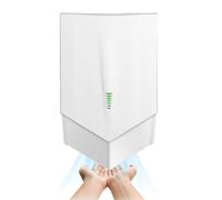 Sèche-Mains À Grande Vitesse Sèche-Mains Électrique Automatique Commercial Ou Domestique Sèches Main Électriques Muraux Pour La Cuisine, La Salle De Bain Et Les Toilettes(White)