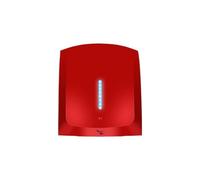Sèche-mains à Induction entièrement automatique A904, for salle de bains, hôtel, maison, puissance 1800W, Machine sécha des mains chaudes et froides, blanc/or Puissant, efficace(Rojo)