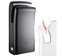 Sèche-Mains Automatique 1800W, Sèche-Mains Électrique Haute Vitesse Mural, Séchage Rapide En 5 Secondes, Pour Salles De Bain Commerciales, Bureaux & Toilettes Publiques black