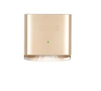 Sèche-mains automatique à grande vitesse, sèche-mains intellint Induction mural, Machine intellinte for salle de bain Puissant, efficace(Gold hand dryer)
