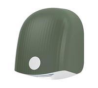 Sèche-mains automatique chaud-froid, sèche-mains à Induction murale vent grande vitesse 1200W for toilettes commerciales de salle bains Puissant, efficace(Groen)